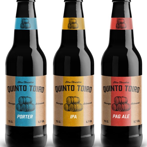 Label for new elegant craft beer brand