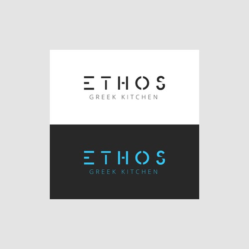 Logo design for Ethos Greek Kitchen