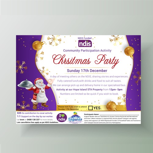 Christmas party invite 