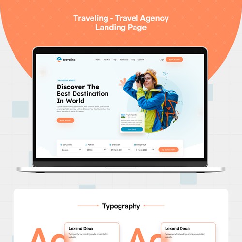 Traveling - Travel Agency Landing Page