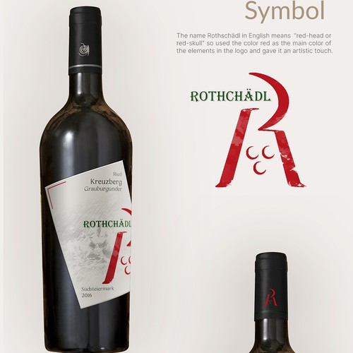 Wine Label Modern Design- Rothschädl