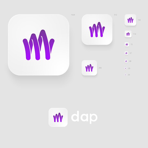 logo Design for a new social media app "Dap"