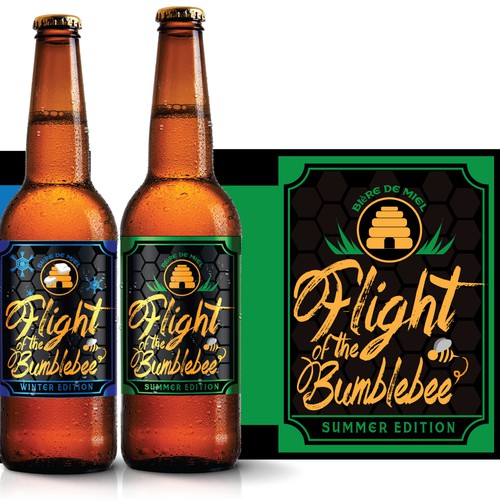 Blue Lobster Brewing Company: Beer Label: Flight of the Bumblebee