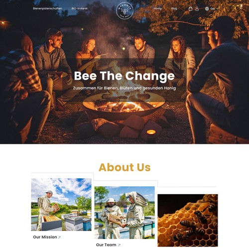 Bee Keeping Web Page Design