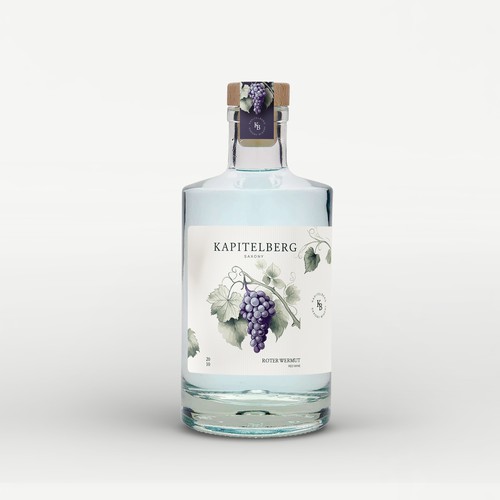 Label Design for the new Wine-related Beverage Brand KAPITELBERG from Meissen, Germany (Follow-up project)