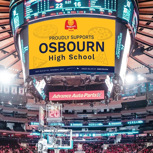 Digital Scoreboard Graphic