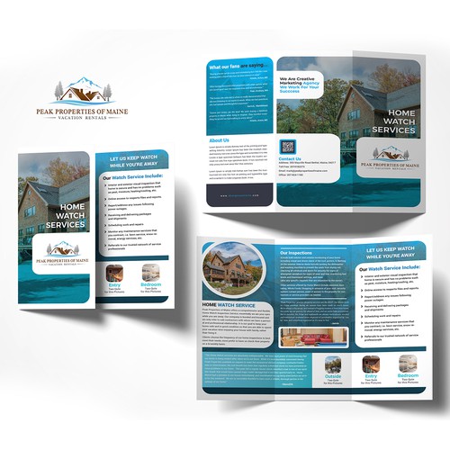 Brochure Design for Vacation Rental company 