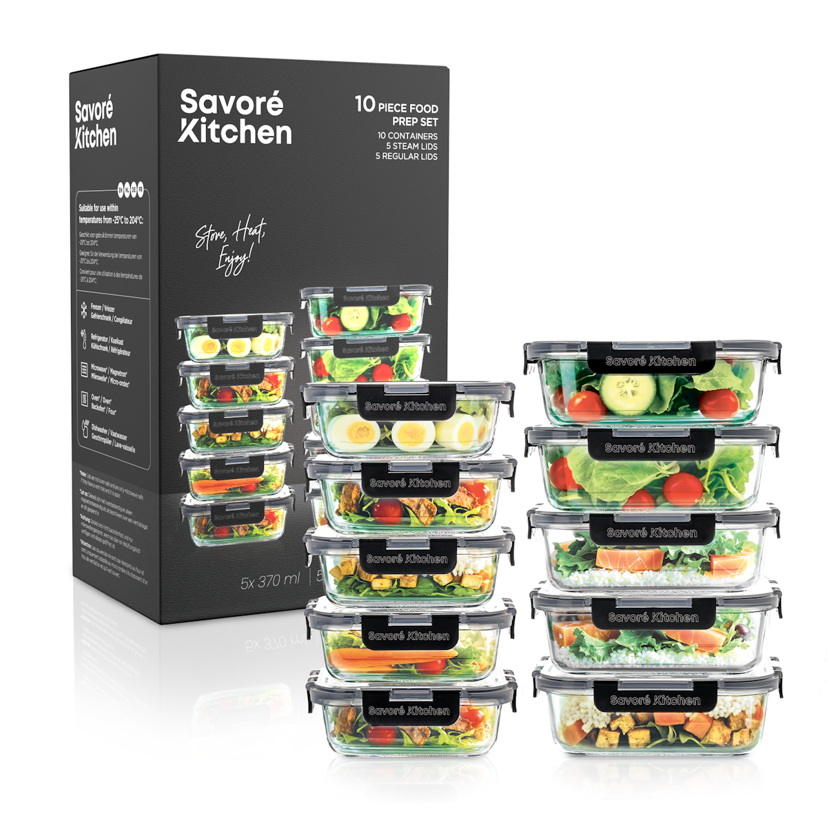 3x packaging design - Foodcontainers