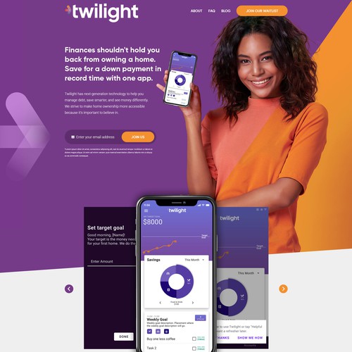 Landing Page Design