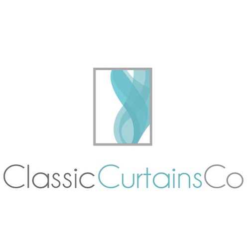Create the next logo for Classic Curtains co