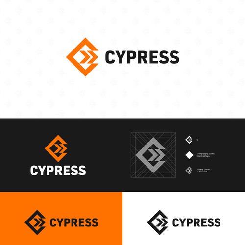 Strong and Minimalistic Logo for Cypress
