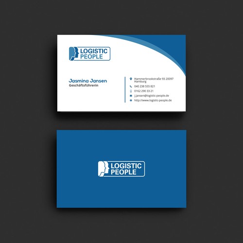 Business Card for Logistic Company