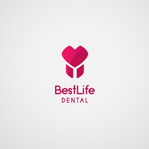 BestLife Dental logo design concept