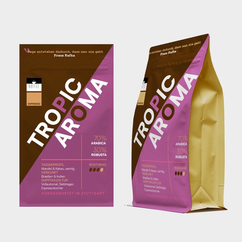 Espresso coffee packaging