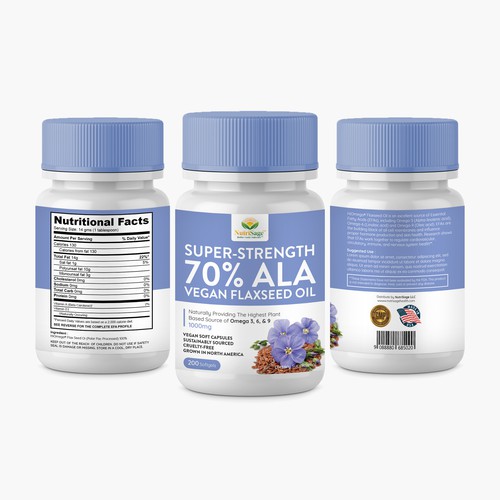 Design new label for health supplement