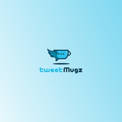 mug and tweet concep