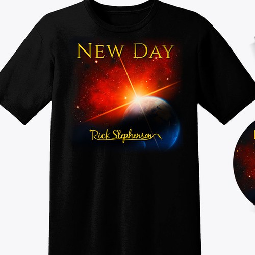 Inspiring Attention Grabbing New Day CD Cover & Related Elements