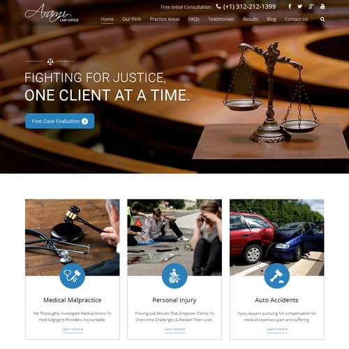 Landing Page - Arami Law Office, P.C