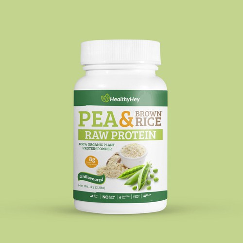 Pea & Brown rice Raw protein