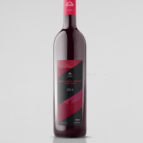 Wine label design