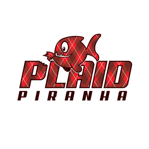 PLAID PIRANHA logo