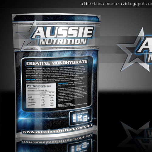 Create the next product packaging for AUSSIE NUTRITION