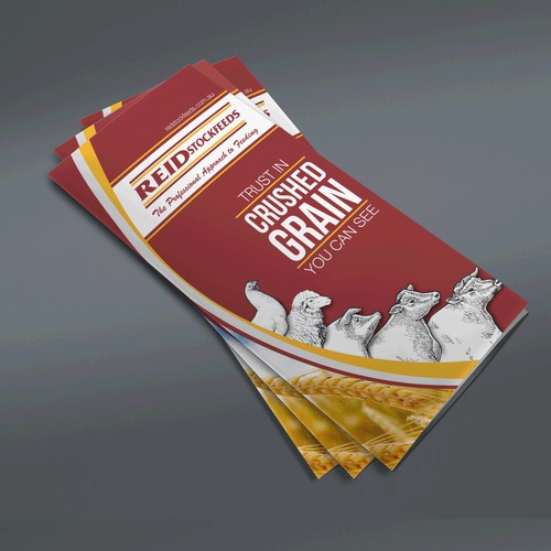 Tri-Fold Brochure Design for Reid Stockfeeds