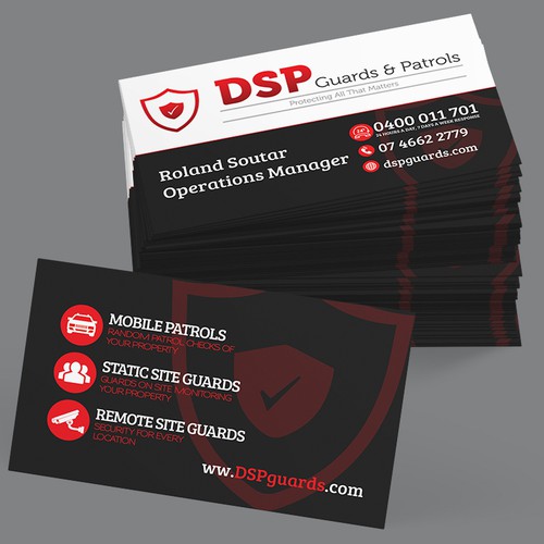 Security Company Business cards