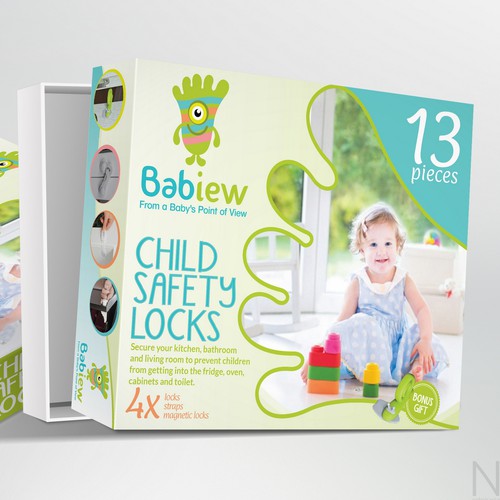 Package design for a baby product set
