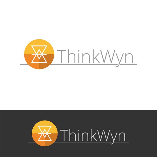 ThinkWyn, a modern legible and corporate logo