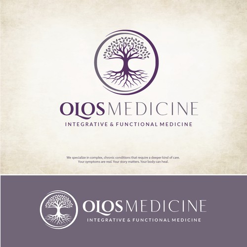 Olos Medicine Logo Design