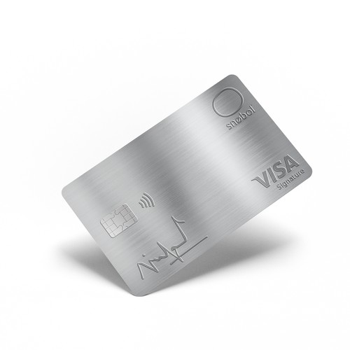 Visa Credit Card Design for snøbol™
