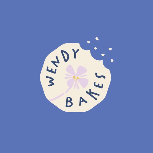 Logo for cakes, cookies, tarts and pies home baking