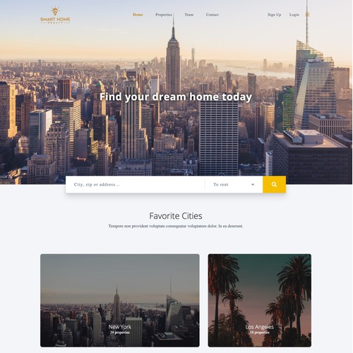 Real state American website