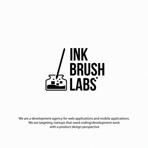 logo for ink brush labs