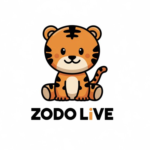 Cute Tiger mascot for entertainment company