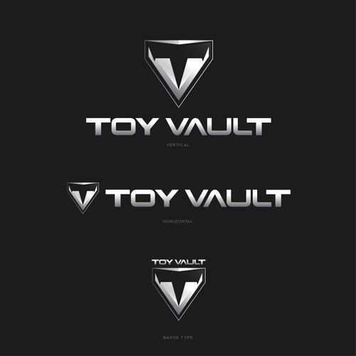 techy and bold logo for Toy Vault