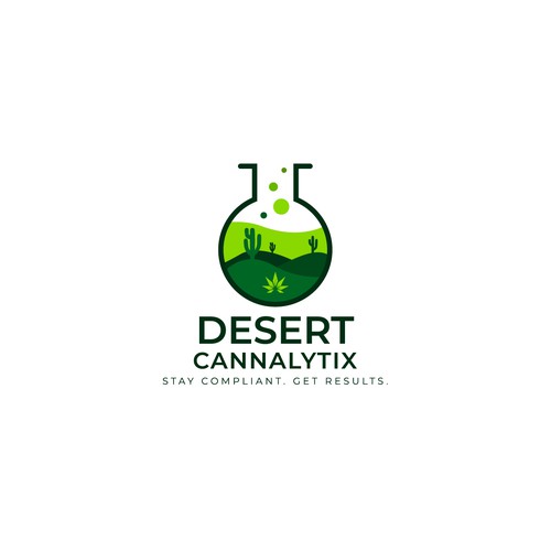 Desert Cannalytix Logo Concept