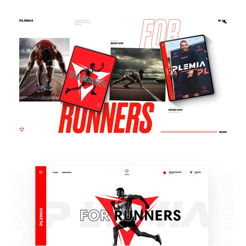 Development of a website for the Plemia sports community.