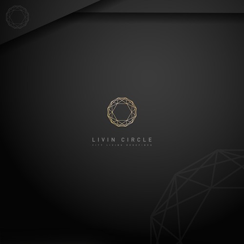 Elegant logo for LIVIN CIRCLE