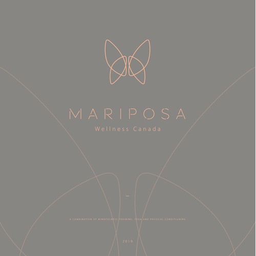 Logo for MARIPOSA with Spiritual and Natural Theme 