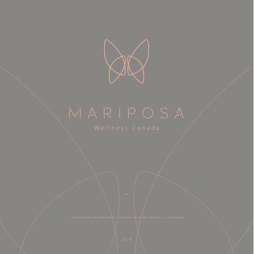 Logo for MARIPOSA with Spiritual and Natural Theme 