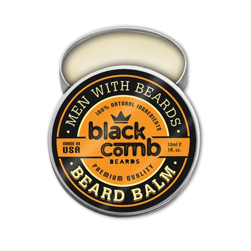 Black Comb Beard Balm