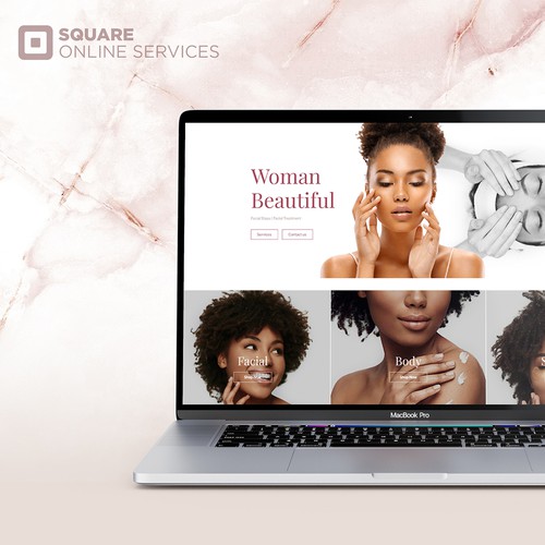 Esthetician offering luxury for Square Online Store