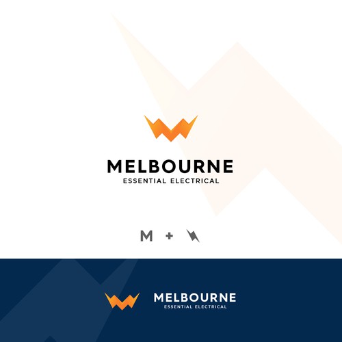 Logo concept for electrical company