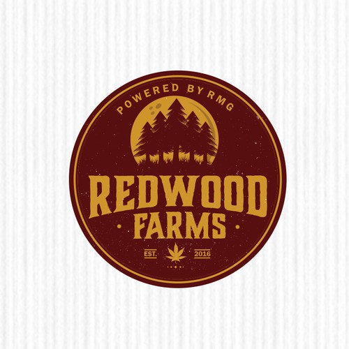 Logo design concept for "Redwood Farms"