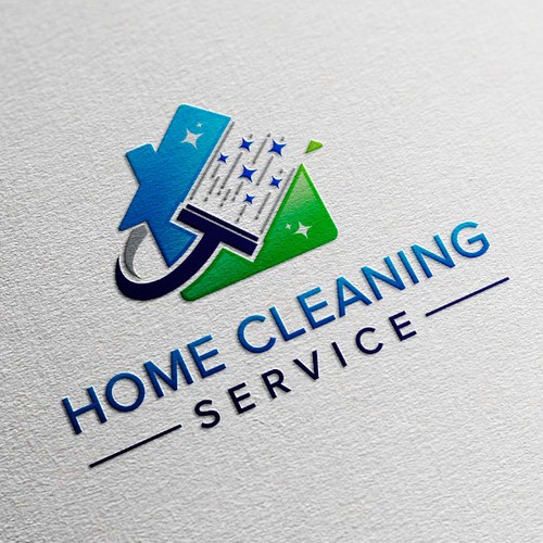 home cleaning logo