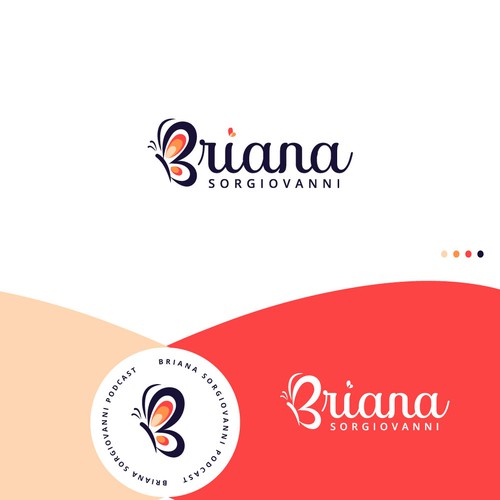 Briana Podcast Logo Design