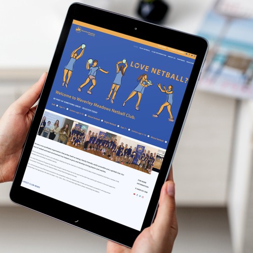 WMNC - Squarespace Website for sports club