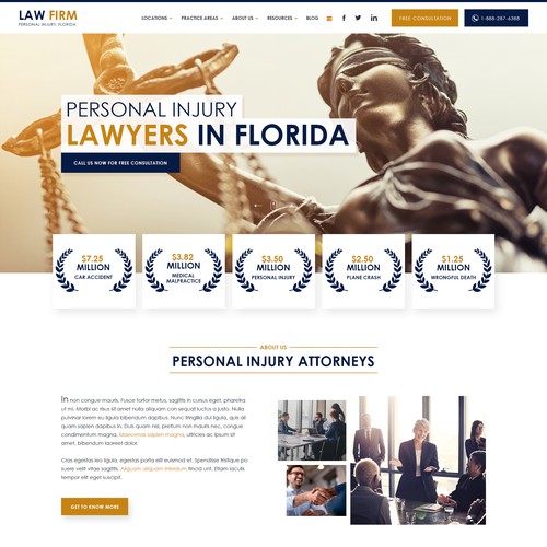 New design for a legal company!